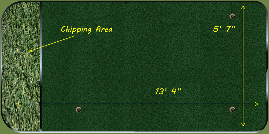 Mini Tour Chipping Green Mid Size Chipping and Putting Green