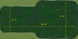 Trade Show Green Monster Putting Green