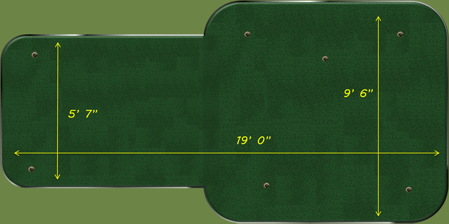 Trade Show Green Monster Putting Green Huge Portable Indoor Putting Green