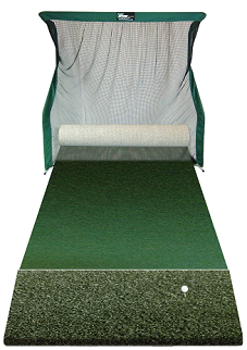 Golf Hitting Net and Putting Green
