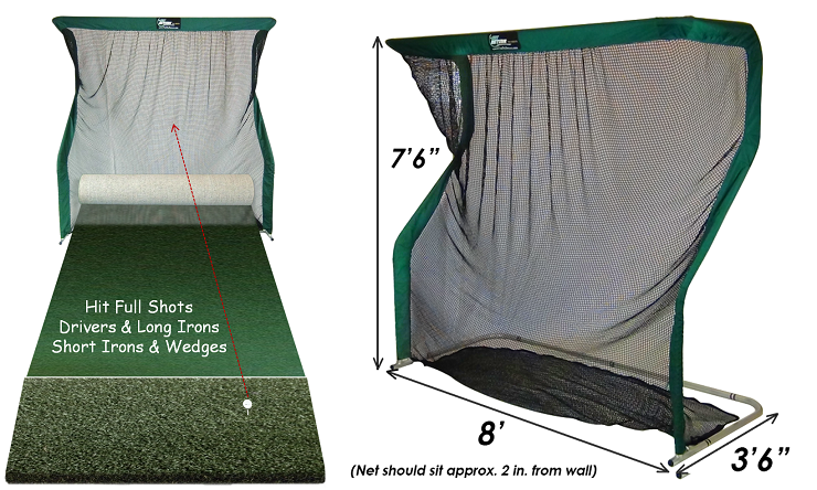 Golf Hitting Net with Ball Return Golf Net and Ball Return
