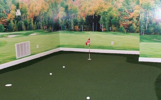 Custom Indoor Golf Greens
