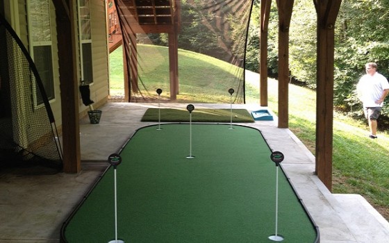 Putting Green and Hitting Net