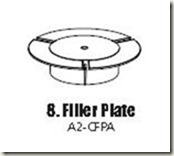 filler plate for floating cup