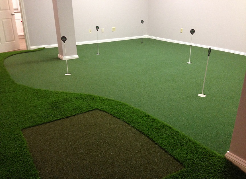 Wall to Wall Golf Room Install