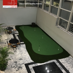 Office Building Putting Green