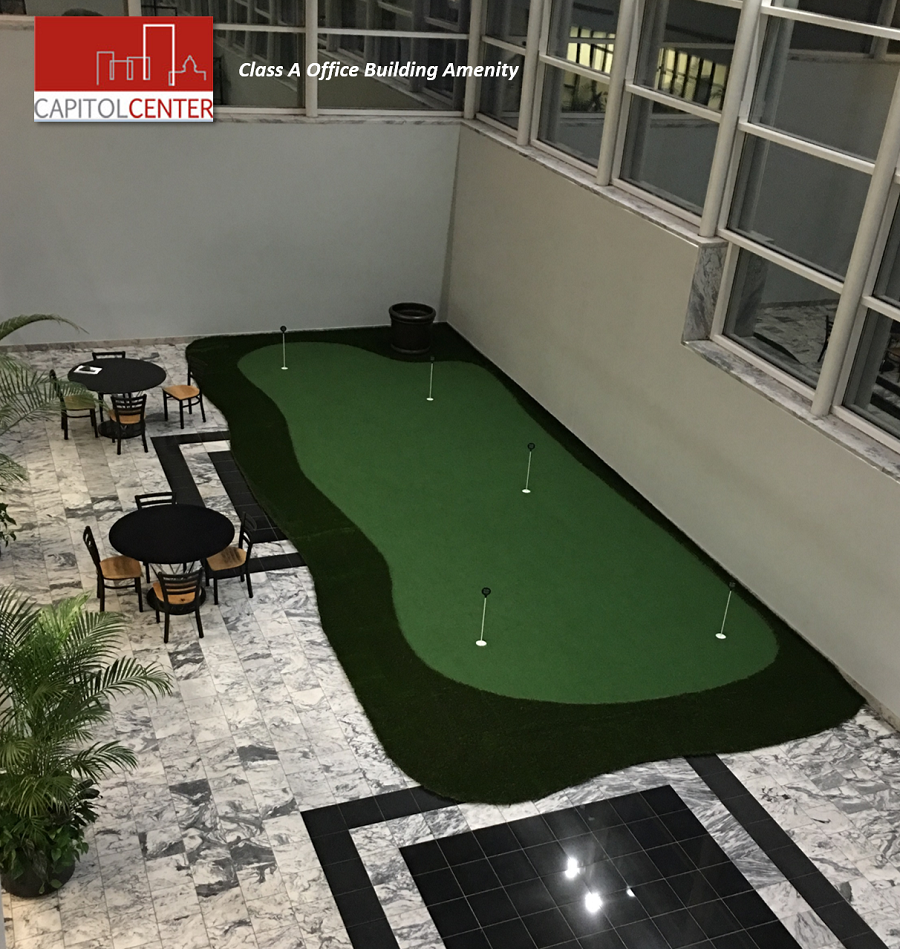 Office Building Putting Green