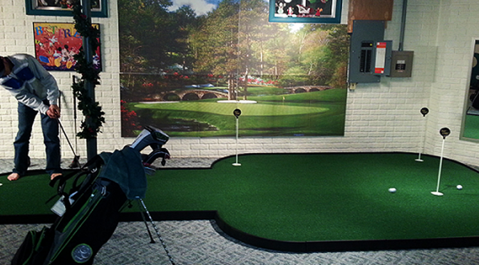 golf room and man cave