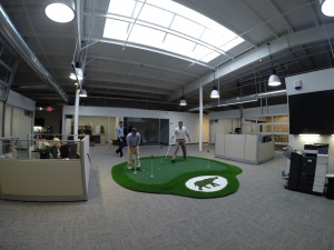 putting green in office