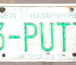 3 putt license plate, never 3 putt again