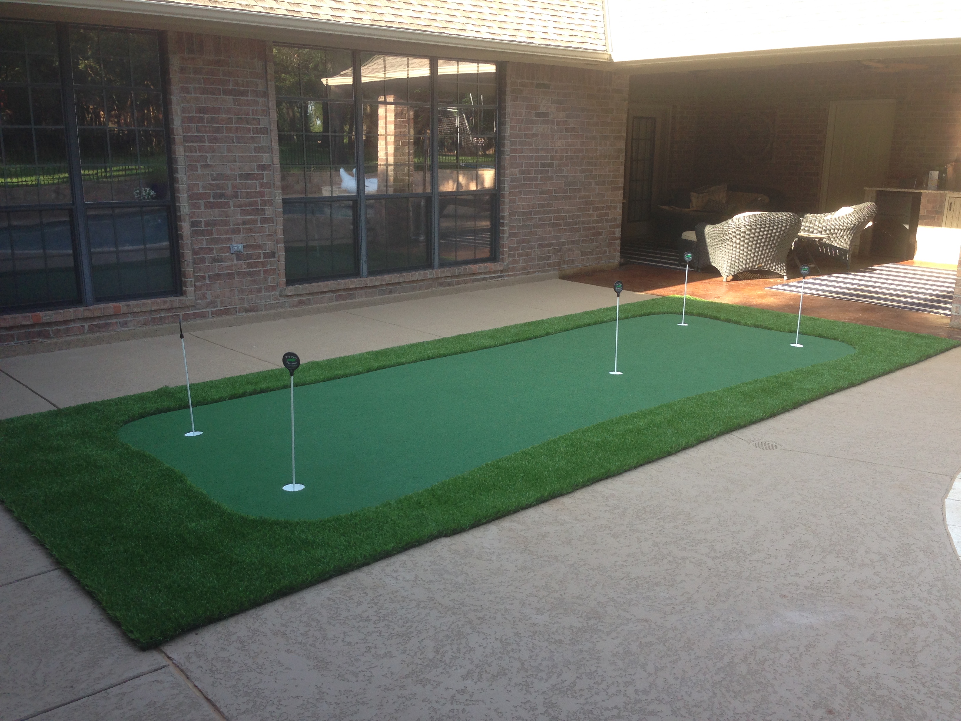 putting greens backyard diy indoor practice accessories