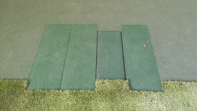 Flush Hitting Mat for SImulator Room