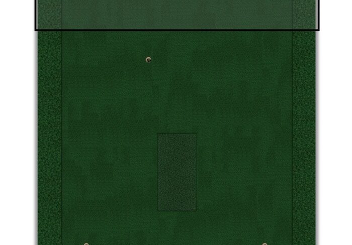 Custom Simulator Green with Inset Hitting Mat