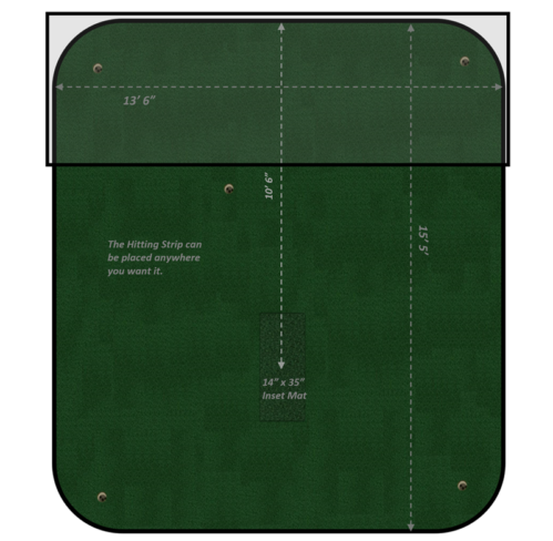 14 x 16 Simulator Green